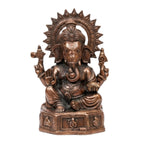 Elegant Gunmetal Copper Finished Lord Ganesha Metal Idol G-212-A