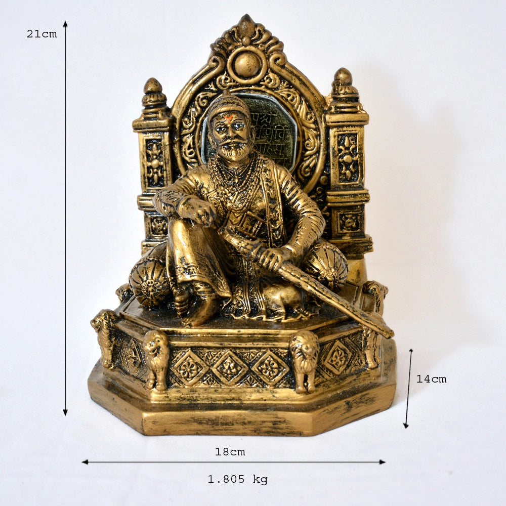 Chhatrapati Shivaji Maharaj Throne Statue F-33-A-G
