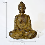 Elegant Buddha Meditation Statue With Gold Finish F-91-A