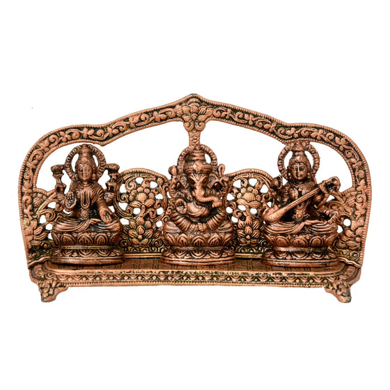 Laxmi Ganesh Saraswati Decorative Idol W-132-B
