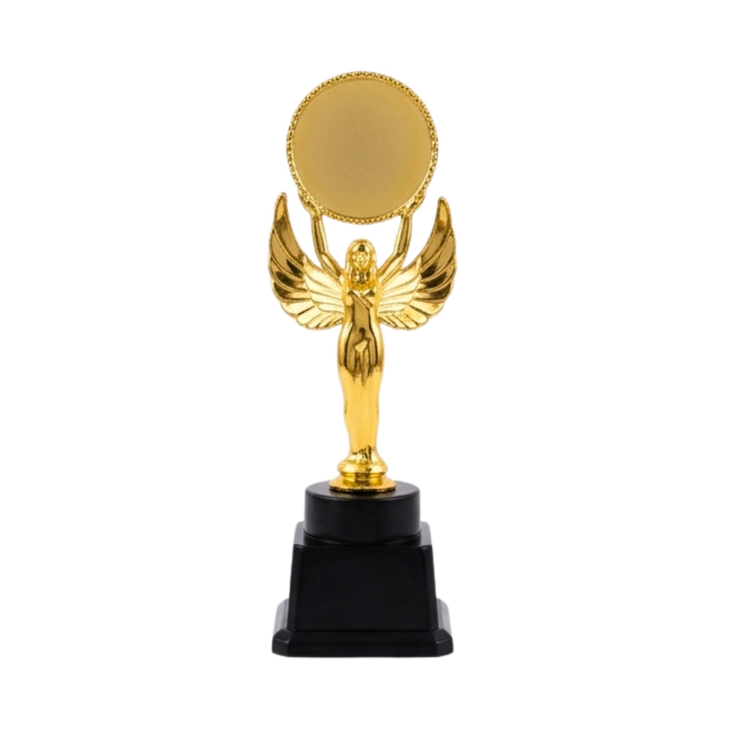 Premium Golden Winged Angel Victory Award Trophy (Fiber Memento) M-658