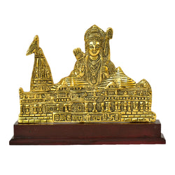 Divine Metal Shri Ram Mandir Idol W-9-A