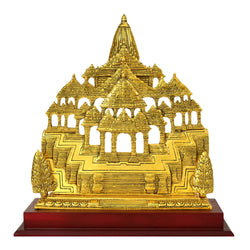 Golden Ram Mandir Replica Divine Home Decor Piece W-10-A