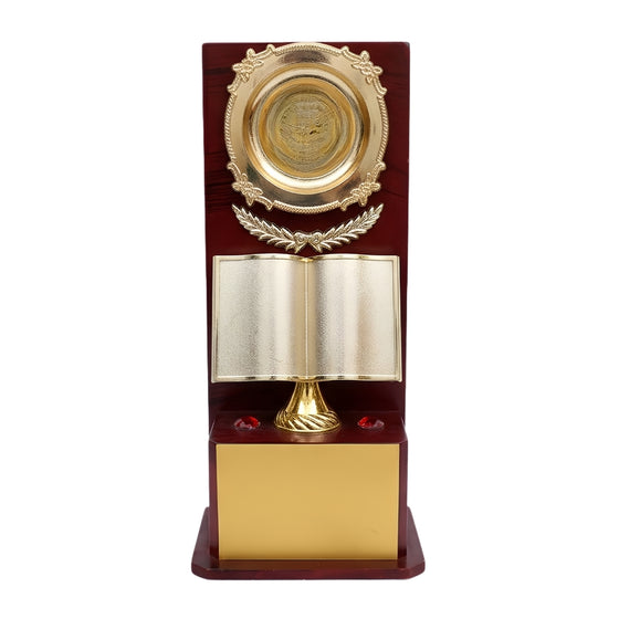 CraftEarth Premium Wooden Book Memento Trophy | M-404-A