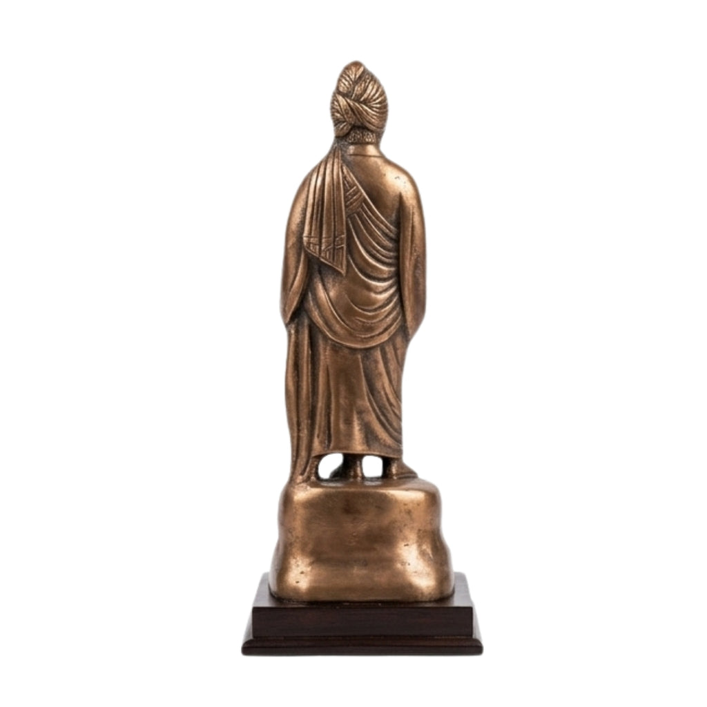 Premium Gunmetal Copper Finished Swami Vivekananda Standing Gunmetal Statue G-46-B