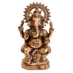 Handcrafted Lord Ganesha Idol for Puja, Home Decor G-181-A
