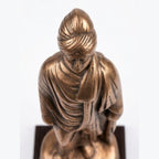 Premium Gunmetal Copper Finished Swami Vivekananda Standing Gunmetal Statue G-46-B