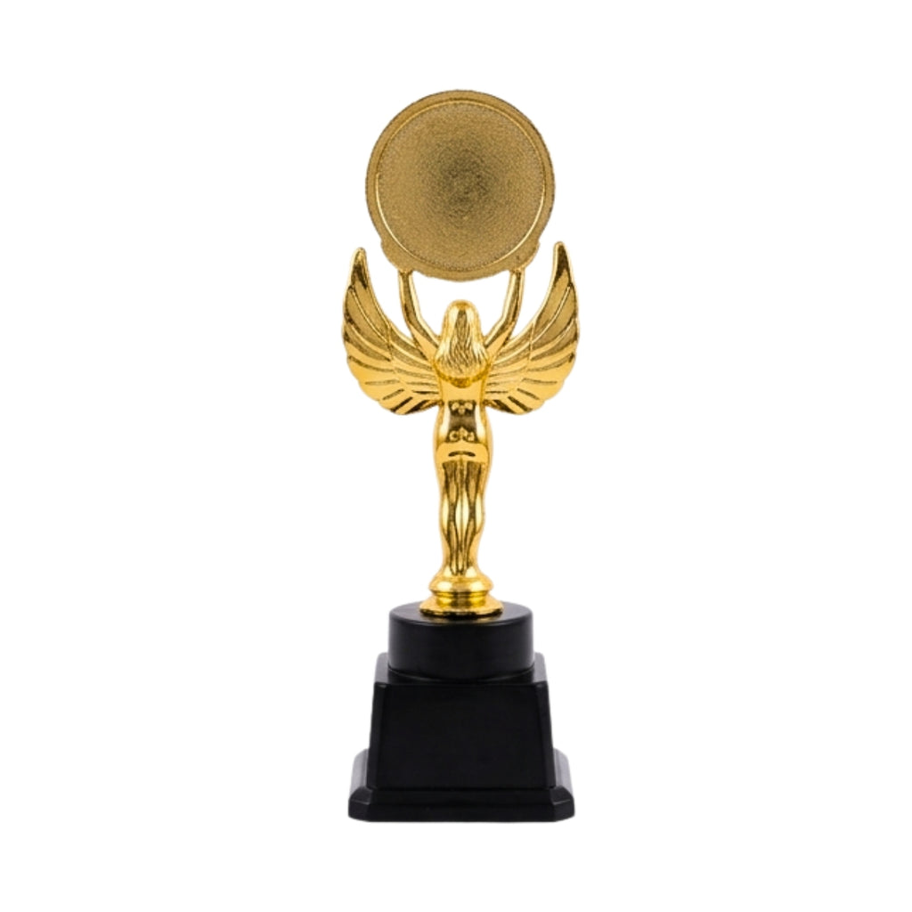 Premium Golden Winged Angel Victory Award Trophy (Fiber Memento) M-658