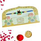 Stylish BRO Rakhi with Funky Hand Symbol - RK-155
