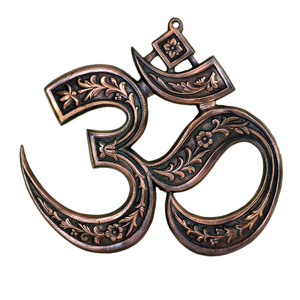 Handcrafted Metal Om Wall Hanging G-256-A
