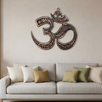 Handcrafted Metal Om Wall Hanging G-256-A