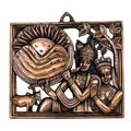 Handcrafted Radha Krishna Metal Wall Hanging G-259-A