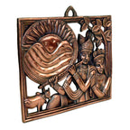Handcrafted Radha Krishna Metal Wall Hanging G-259-A