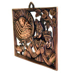 Handcrafted Radha Krishna Metal Wall Hanging G-259-A