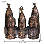 Jagannath Balabhadra Subhadra Idol Set Metal G-271-A