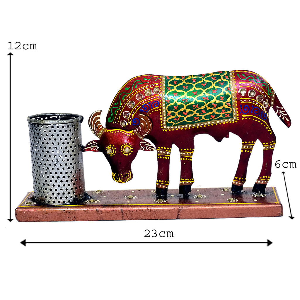 Handcrafted Buffalo Pen Stand I-204-A