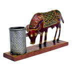 Handcrafted Buffalo Pen Stand I-204-A