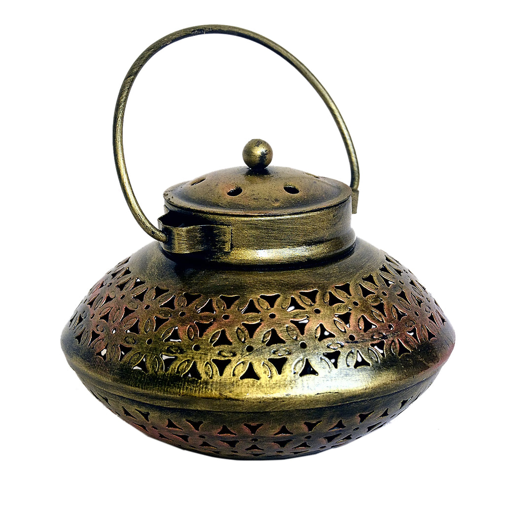 Handcrafted Metal Lantern / Tea Light Holder I-217-A