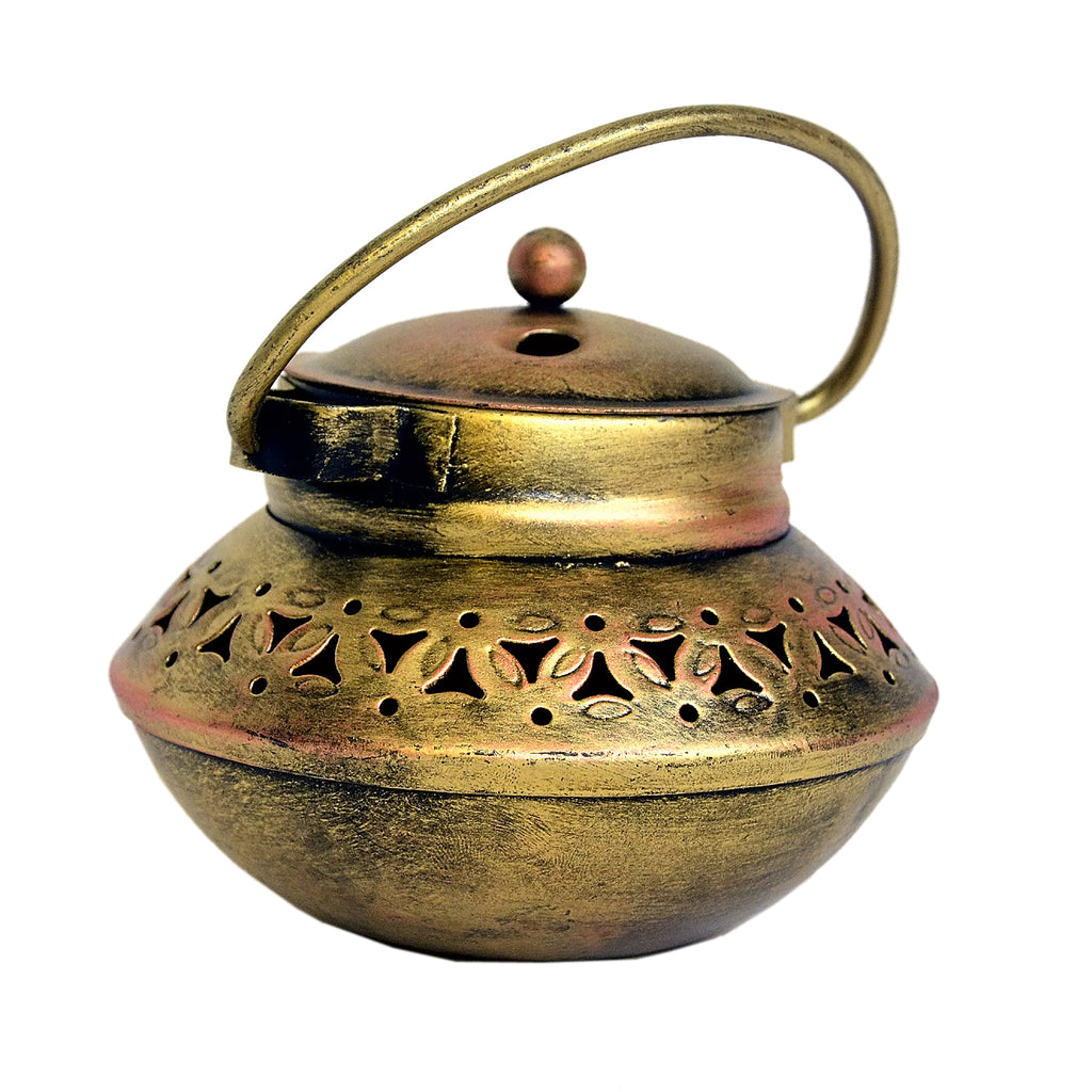 Handcrafted Metal Lantern / Tea Light Holder I-217-B