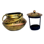 Handcrafted Metal Lantern / Tea Light Holder I-217-B