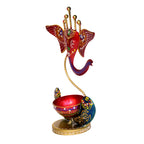 Ganesha Tealight Holder – Decorative Tabletop Diya Stand I-229-A