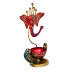 Ganesha Tealight Holder – Decorative Tabletop Diya Stand I-229-A