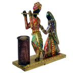 Handcrafted Radha Krishna Pen Holder I-241-A
