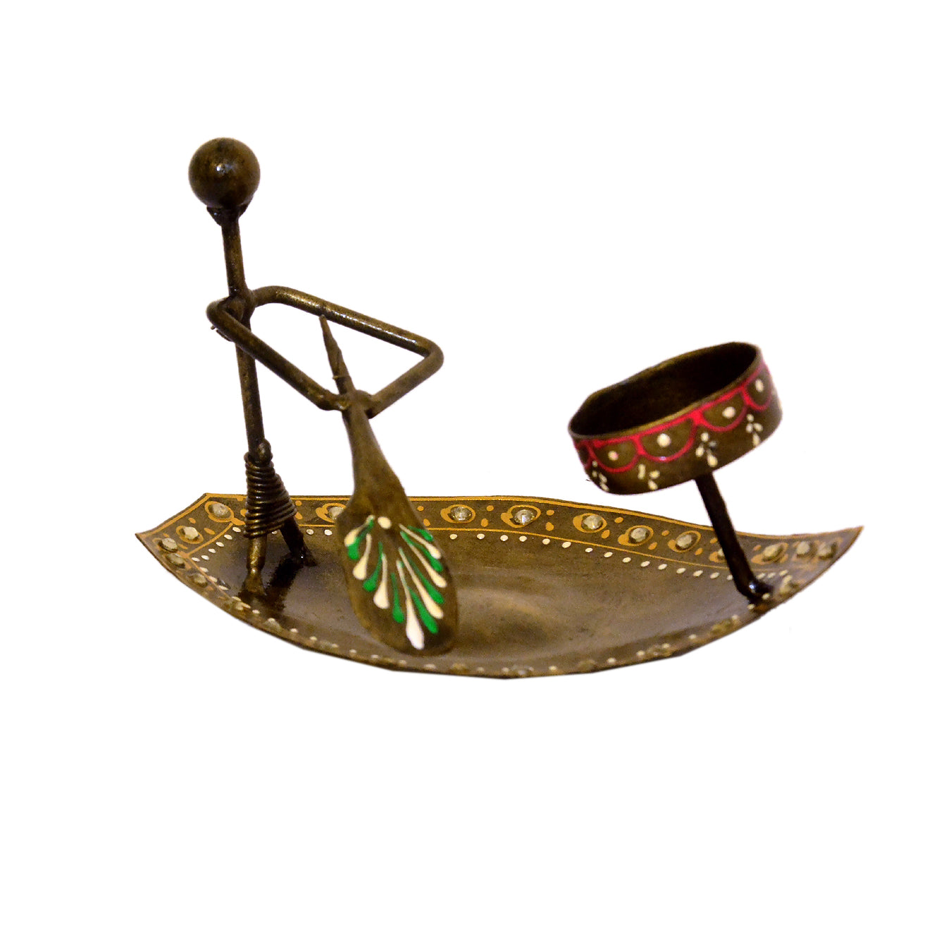 Boat Candle Figurine Holder I-244-A