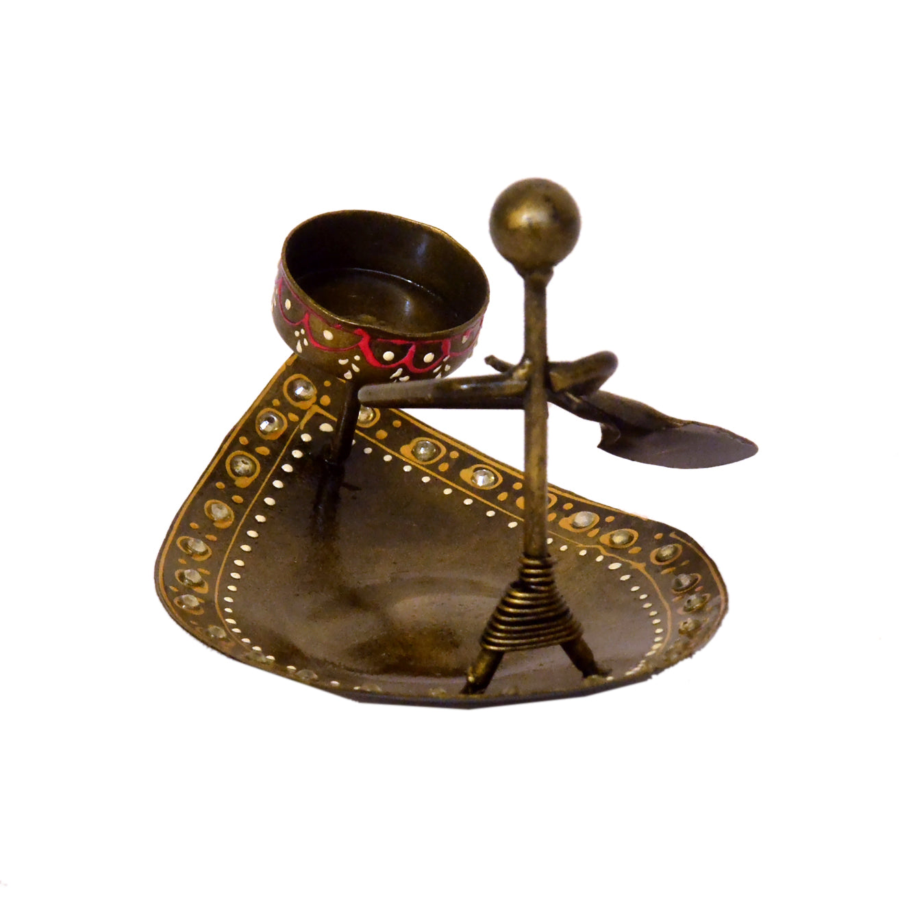 Boat Candle Figurine Holder I-244-A