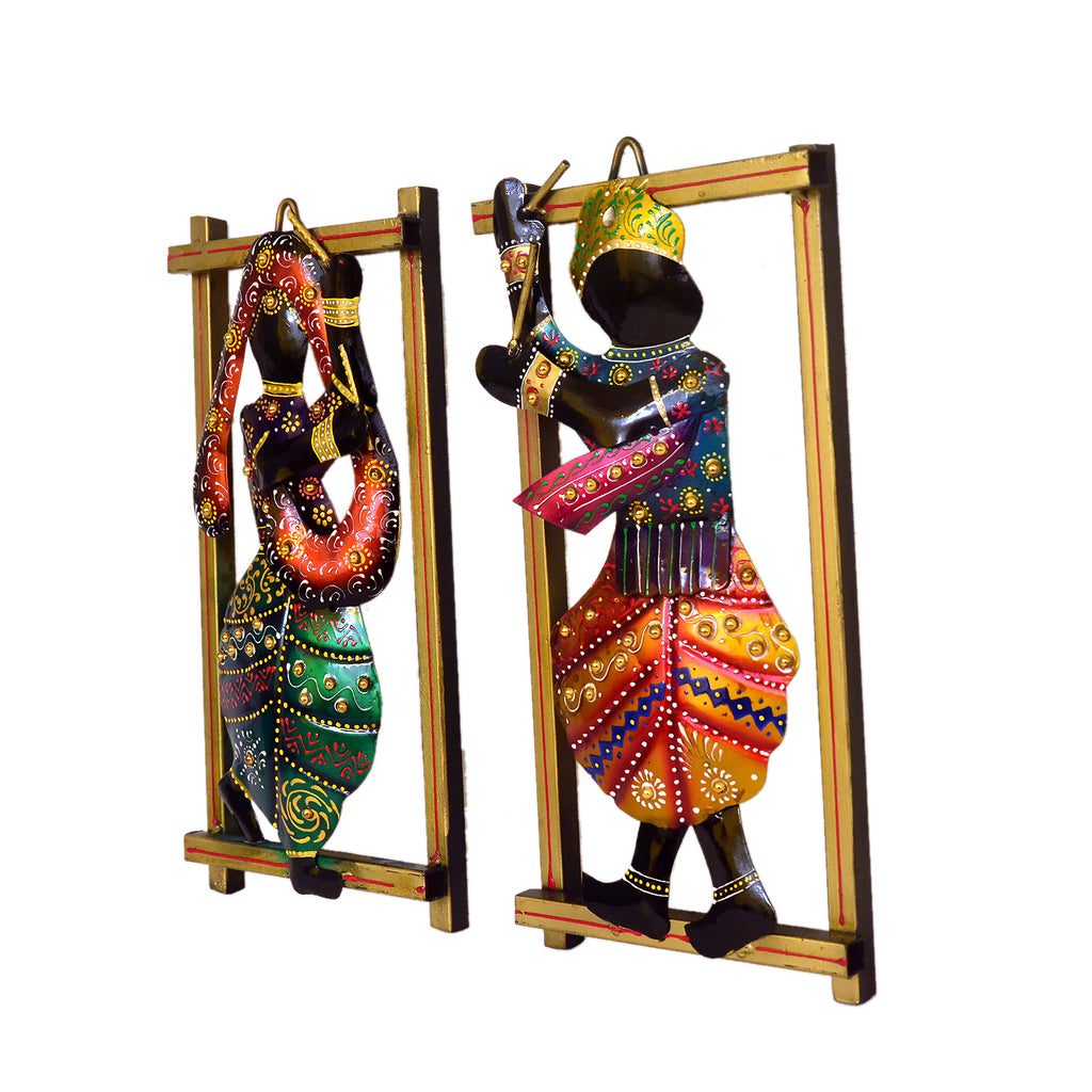Handcrafted Indian Musician Wall Art Set I-248-A