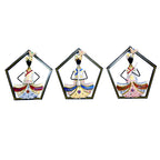 Handcrafted Metal Figurines - Set of 3 Traditional Indian Art I-250-A