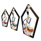 Handcrafted Metal Figurines - Set of 3 Traditional Indian Art I-250-A