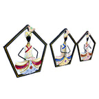 Handcrafted Metal Figurines - Set of 3 Traditional Indian Art I-250-A