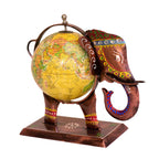 Metal Elephant Globe Showpiece I-251-A