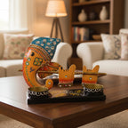 Ganesha tea light holder Decorative Piece I-273-A