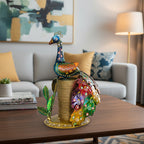 Hand-Painted Peacock Pen Holder I-275-A