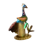 Hand-Painted Peacock Pen Holder I-275-A