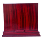 Elegant Wooden Memento with Golden Star & Victory Hand Design M-225-A