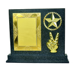 Premium Wooden Achievement Award with Star and Victory Symbols M-228-A
