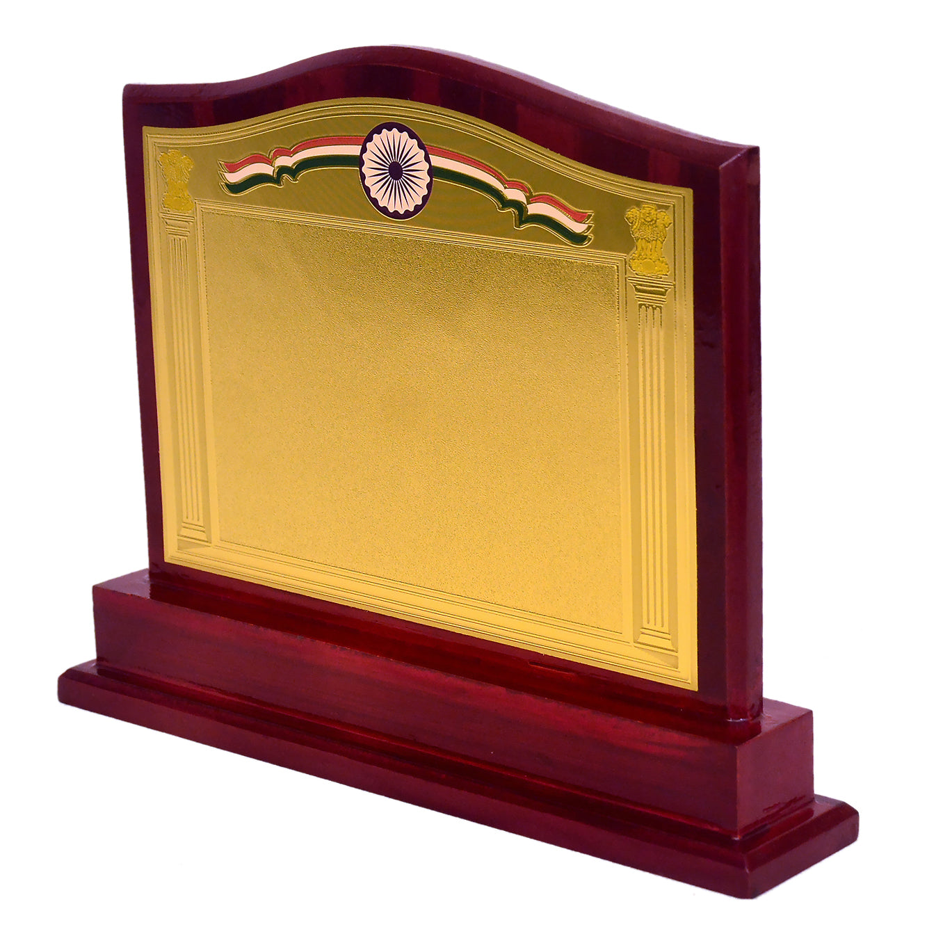 Patriotic Wooden  Award with Indian National Emblem M-313-A