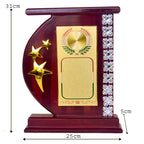 Premium Wooden Award Trophy with Wooden Base M-580-A