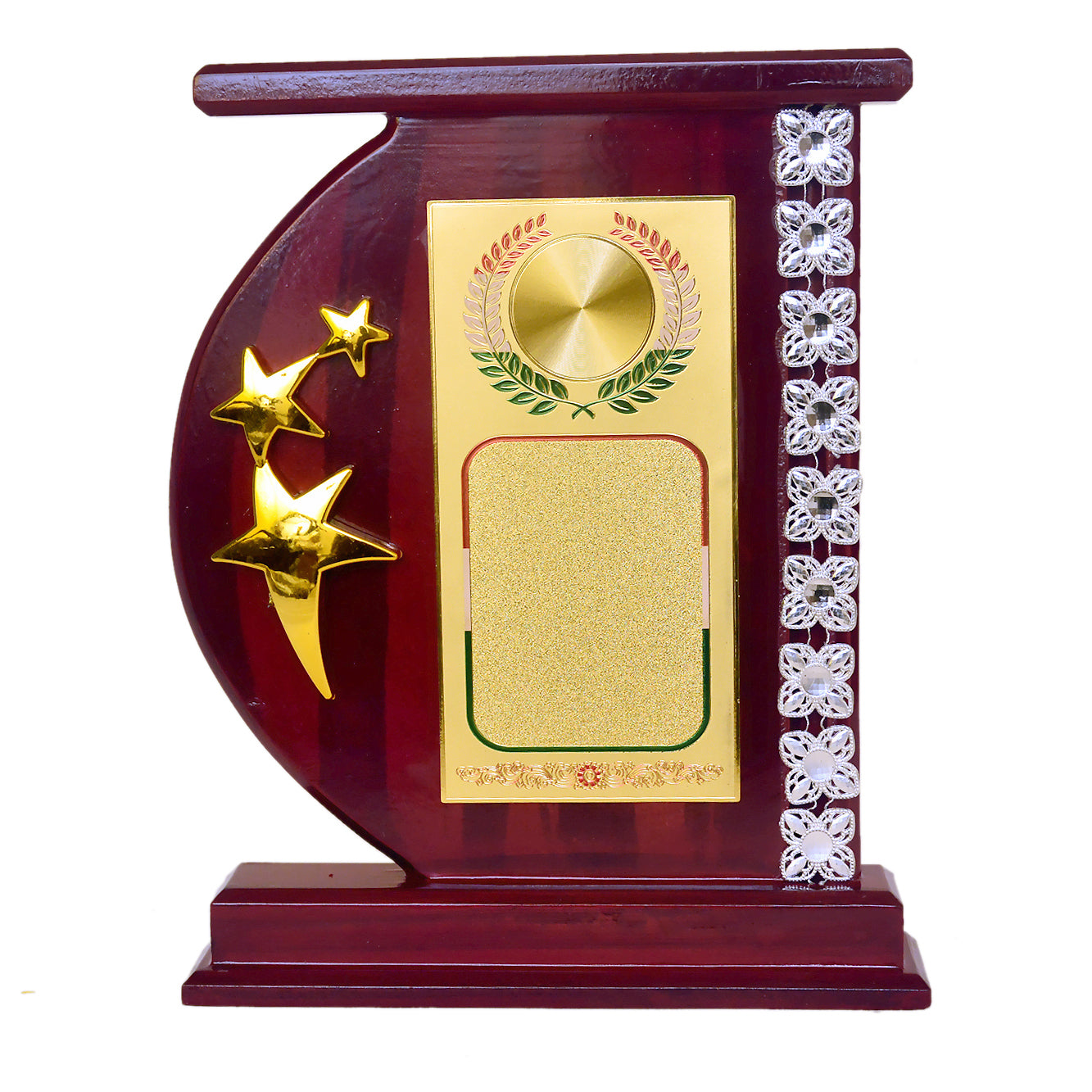 Premium Wooden Award Trophy with Wooden Base M-580-A