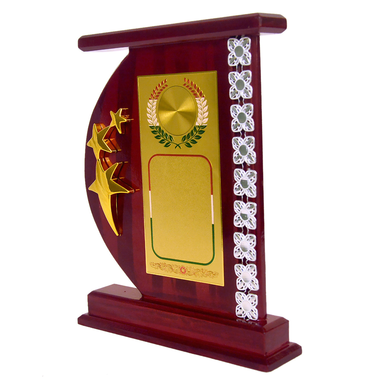 Premium Wooden Award Trophy with Wooden Base M-580-A