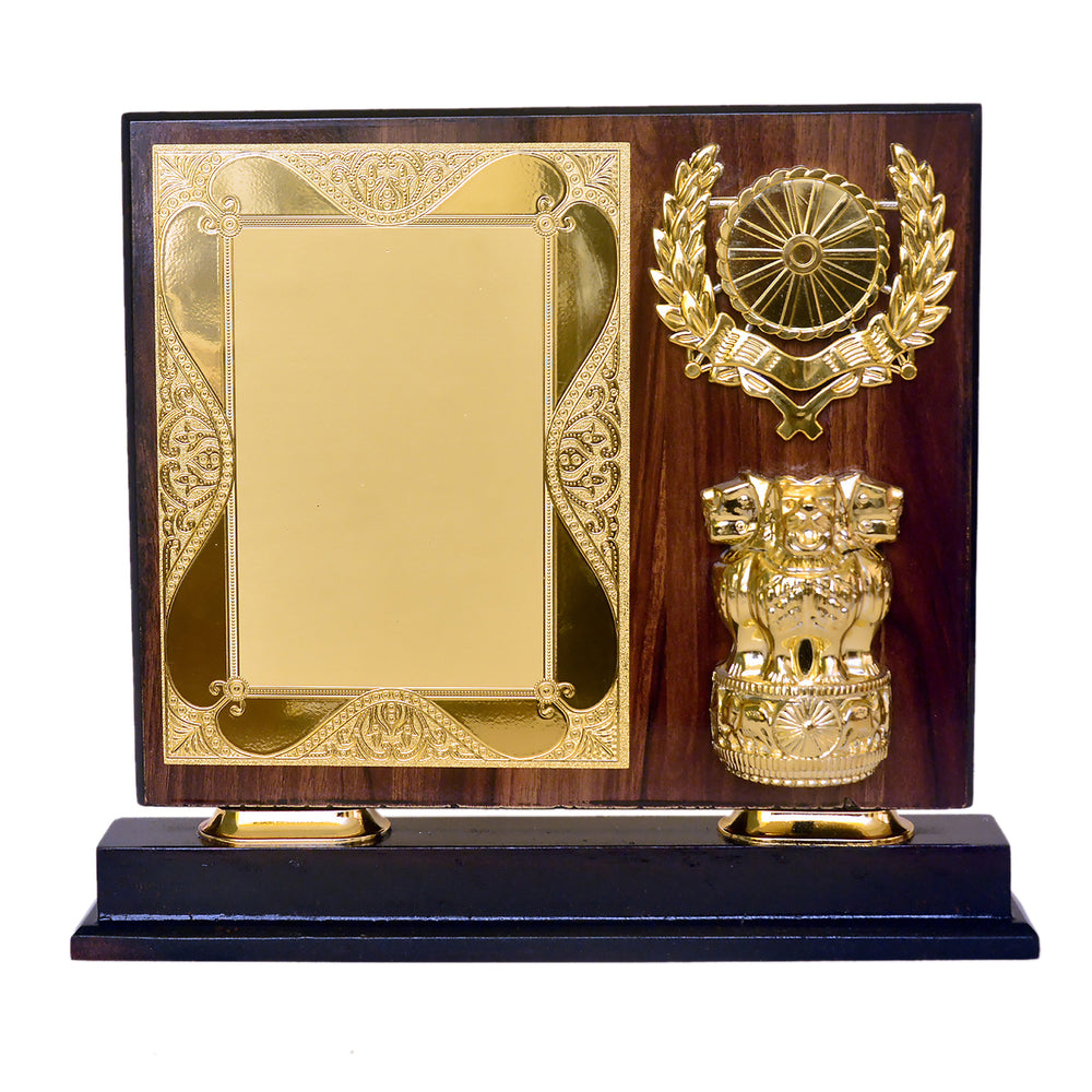 Premium Wooden Memento with Ashoka Chakra M-604-A
