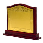Premium Wooden Award with Ornate Gold Engraving M-84-A