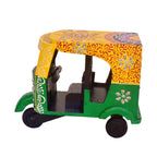 Hand-Painted Indian Auto-Rickshaw Decorative Piece WD-194-A