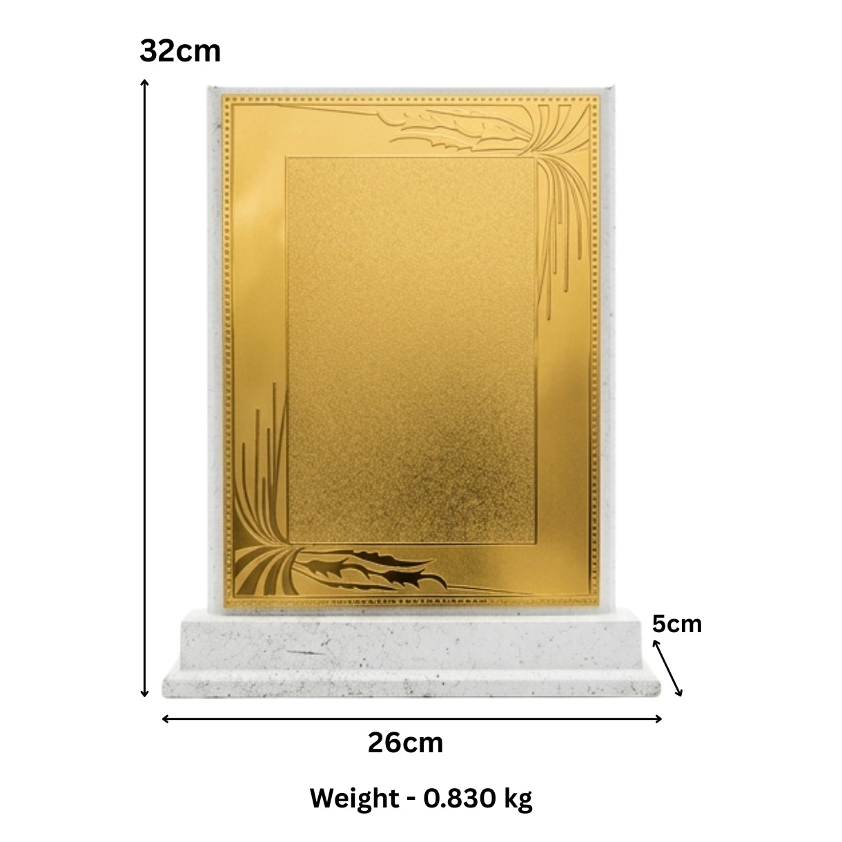 Premium Gold Foil Recognition Award Memento M-644-A