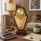 Premium Fiber Peacock Award with Gold Plated M-623