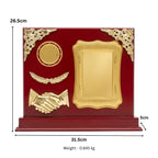 Premium Customized Wooden Handshake Memento & Corporate Award M-202-A