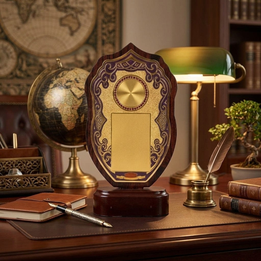 Imperial Crest Curved Shield Fiber Memento M-618